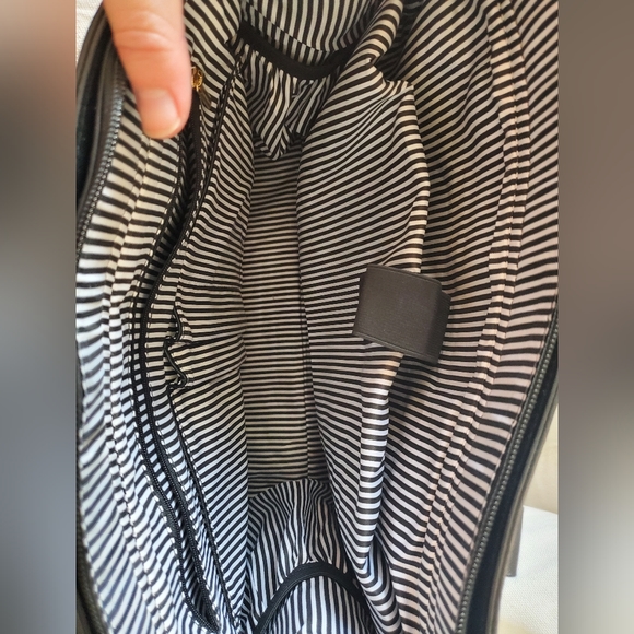 Women's Ecosusi black labtop tote bag - Picture 3 of 10